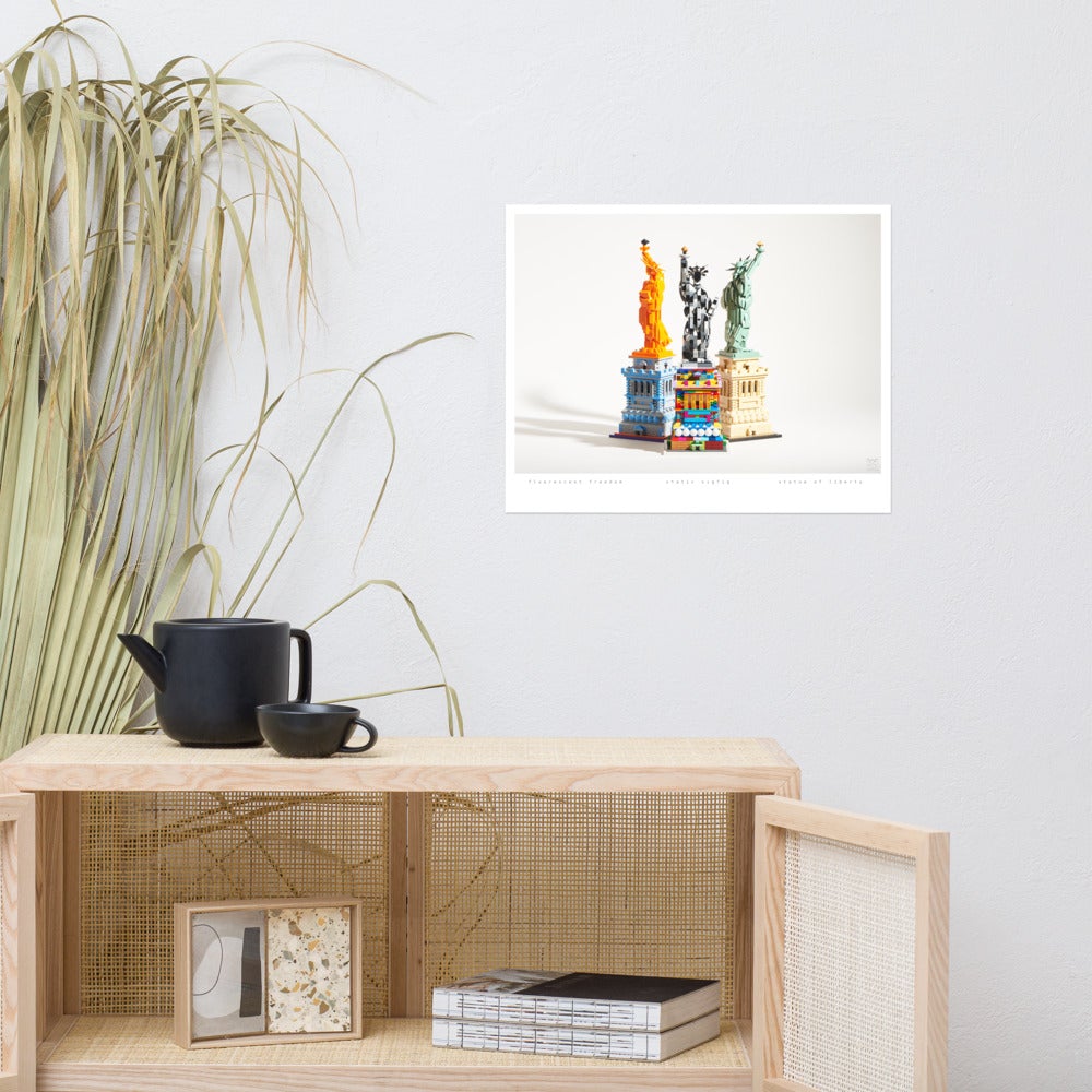 Statue of Liberty Group - brickdistorted LEGO® Print