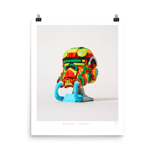 Buffalo Soldier - brickdistorted LEGO® TIE Fighter Helmet Print