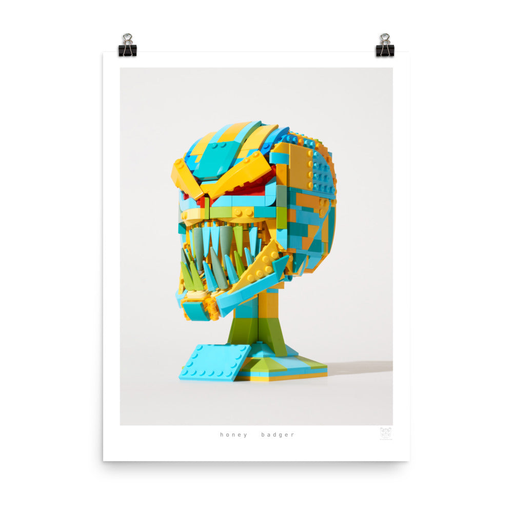 Honey Badger - brickdistorted LEGO® Carnage Print